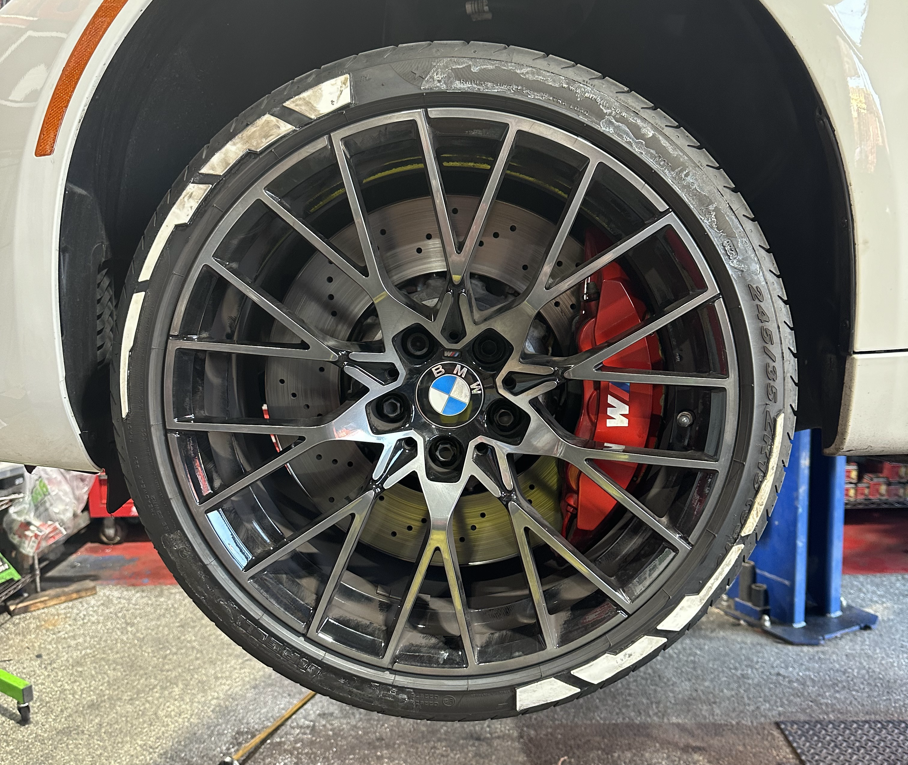 OEM dusty wheels after 5k miles